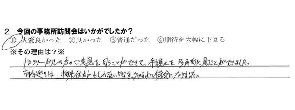 今回のサマークラークはいかがでしたか？